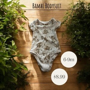Disney Bambi Bodysuit - White and Brown